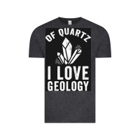 Vintage Black of quartz i love geology Vintage Tee - lanVoArt