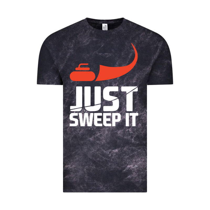 Just Sweep It! Funny Curling Sports Gift Hoodie Vintage Tee by lanVoArt | Teevron