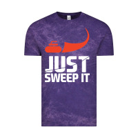 Cloud Purple just sweep it! funny curling sports gift hoodie Vintage Tee - lanVoArt