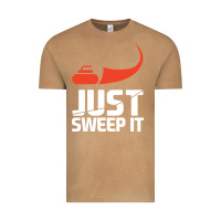Vintage Camel just sweep it! funny curling sports gift hoodie Vintage Tee - lanVoArt