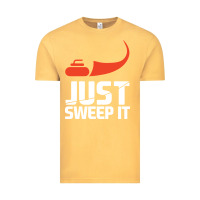 Vintage Mustard just sweep it! funny curling sports gift hoodie Vintage Tee - lanVoArt