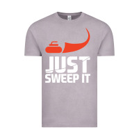 Vintage Zinc just sweep it! funny curling sports gift hoodie Vintage Tee - lanVoArt