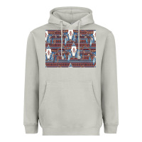 Moon Dust Bull Skull Pattern Heavyweight Hoodie - CowhideDigitalArt