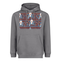 Storm Bull Skull Pattern Heavyweight Hoodie - CowhideDigitalArt