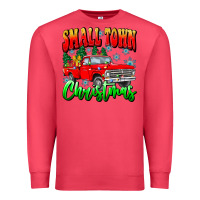 Cardinal Small town Christmas Premium Sweatshirt - CowhideDigitalArt