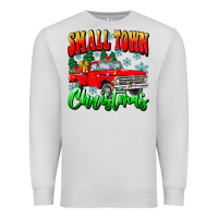 Dove Grey Small town Christmas Premium Sweatshirt - CowhideDigitalArt
