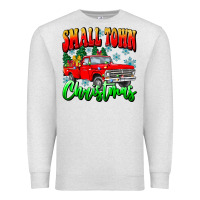 Oatmeal Heather Small town Christmas Premium Sweatshirt - CowhideDigitalArt