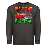 Smoke Small town Christmas Premium Sweatshirt - CowhideDigitalArt