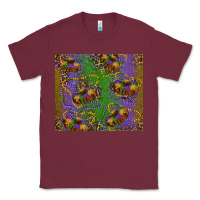 Burgundy mardi gras king cake leopard Classic Tee - RanaPortraitStore
