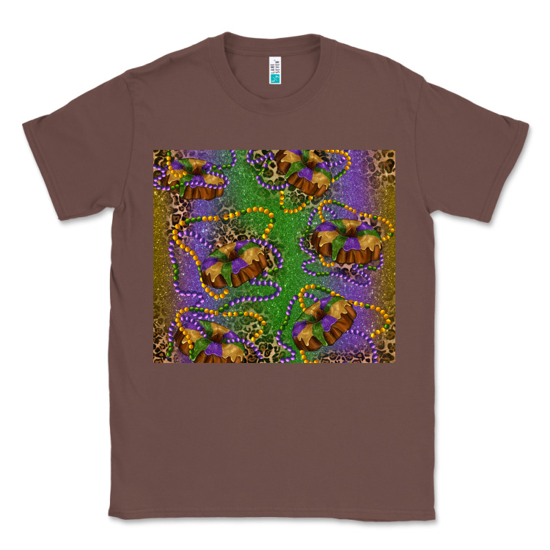 Mardi Gras King Cake Leopard Classic Tee by RanaPortraitStore | Teevron