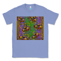 Colony Blue mardi gras king cake leopard Classic Tee - RanaPortraitStore