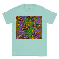 Seafoam mardi gras king cake leopard Classic Tee - RanaPortraitStore
