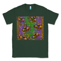 Sports Green mardi gras king cake leopard Classic Tee - RanaPortraitStore