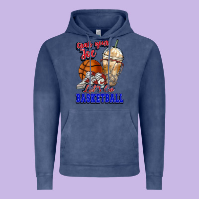 Grab Your Joe Let's Go Basketball Vintage Hoodie Designed By Nancycooperartshop