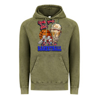 Vintage Olive Grab your joe let's go Basketball Vintage Hoodie - NancyCooperArtShop