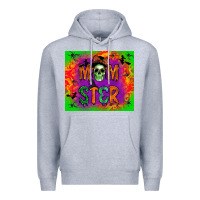 Heather Grey Momster Tumbler Premium Hoodie - BundleAndBundleShop
