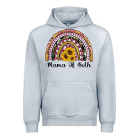 Heather Grey mama of both rainbow Urban Hoodie - Artiststas