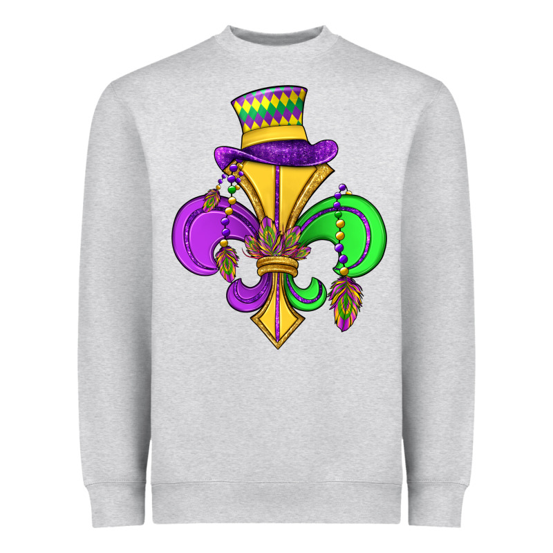 Fleur De Lis Heavyweight Sweatshirt by OliviaCreatesArt | Teevron