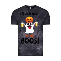 Cloud Black I'm Just Here For The Boos Vintage Tee - Bettercallsaul