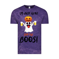 Cloud Purple I'm Just Here For The Boos Vintage Tee - Bettercallsaul