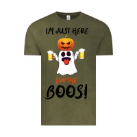 Vintage Olive I'm Just Here For The Boos Vintage Tee - Bettercallsaul