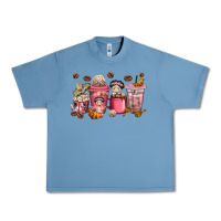 Pebble Blue cafecito y chisme coffee cups Urban Heavy Tee - texasbilliewilder