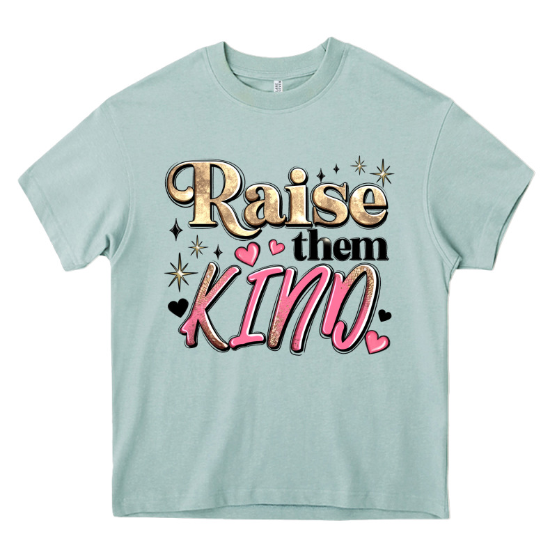 Raise Them Kind Heavy Core Tee by JahusDesignShop | Teevron