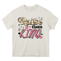 Cream raise them kind Heavy Core Tee - JahusDesignShop