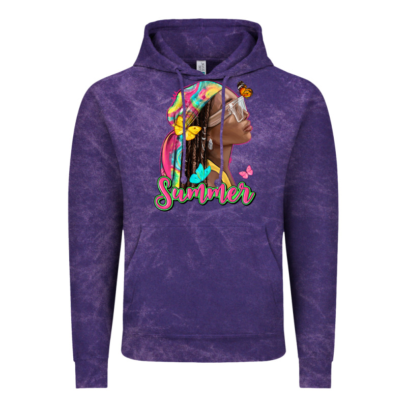 Summer Afro Vintage Hoodie by NancyCooperArtShop | Teevron