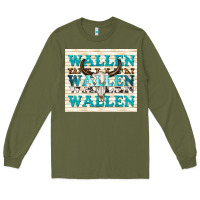 Army Green wallen with bull skull Long Sleeve Tee - TumblerDesignByShophia