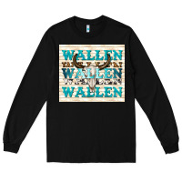 Black wallen with bull skull Long Sleeve Tee - TumblerDesignByShophia