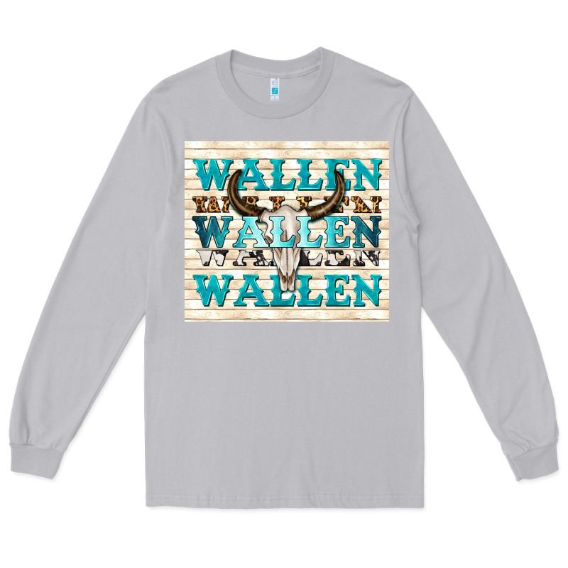 Wallen With Bull Skull Long Sleeve Tee by TumblerDesignByShophia | Teevron