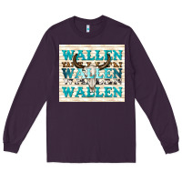 Plum wallen with bull skull Long Sleeve Tee - TumblerDesignByShophia