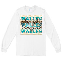 White wallen with bull skull Long Sleeve Tee - TumblerDesignByShophia