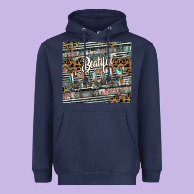 Beautiful Crazy Heavyweight Hoodie Designed By Cowhidedigitalart