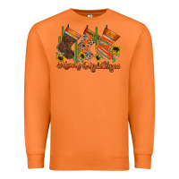 Carrot western Christmas Premium Sweatshirt - CowhideDigitalArt