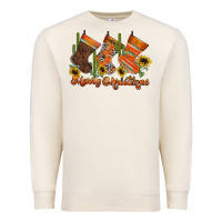 Sandshell western Christmas Premium Sweatshirt - CowhideDigitalArt