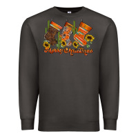 Smoke western Christmas Premium Sweatshirt - CowhideDigitalArt