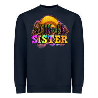 Navy softball sister Heavyweight Sweatshirt - OliviaCreatesArt