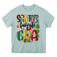 Arona santas favorite cna nurse Heavy Core Tee - MaliasSmallBusiness