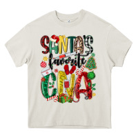 Santas Favorite Cna Nurse Heavy Core Tee | Teevron