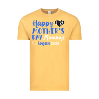 Vintage Mustard happy first mother's day mommy! logan 2020 Vintage Tee - Bettercallsaul