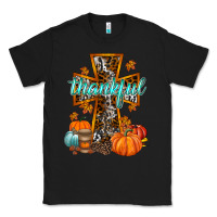 Black thankful cross Classic Tee - RacoonDesign