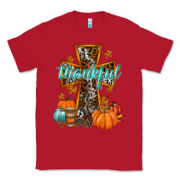 Red thankful cross Classic Tee - RacoonDesign