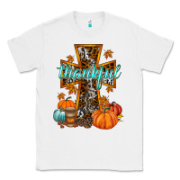 White thankful cross Classic Tee - RacoonDesign