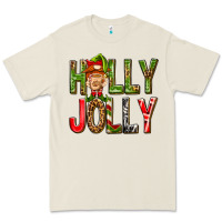 Bone Holly Jolly elf gnome Premium Tee - NancyCooperArtShop