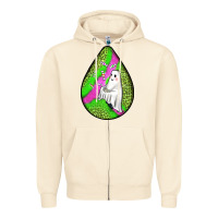 Sandshell halloween ghost teardrop Zipper Hoodie - BundleAndBundleShop