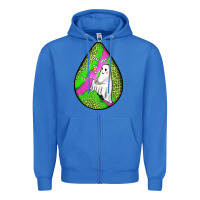 True Royal halloween ghost teardrop Zipper Hoodie - BundleAndBundleShop