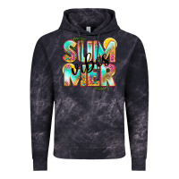 Cloud Black summer vibes Vintage Hoodie - NancyCooperArtShop