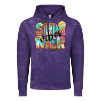 Cloud Purple summer vibes Vintage Hoodie - NancyCooperArtShop